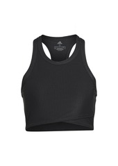 adidas Women's Yoga Studio Wrapped Ribbed Tank