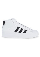 Adidas Leather Mid-Top Sneakers