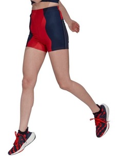 adidas x Marimekko Run Icon Bike Shorts in Lush Red at Nordstrom