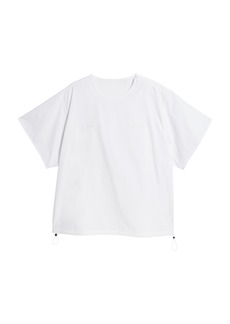 Adidas x Wales Bonner - Cotton-Poplin T-Shirt - White - M - Moda Operandi