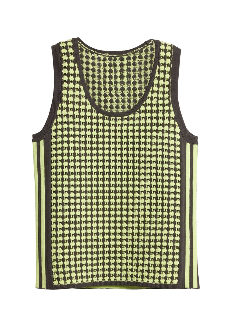 Adidas x Wales Bonner - Crocheted Tank Top - Yellow - L - Moda Operandi