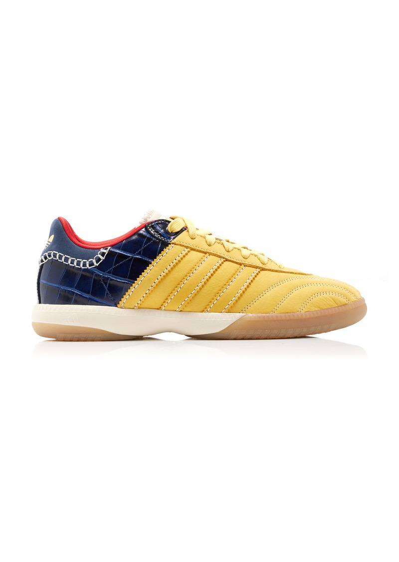 Adidas x Wales Bonner - Samba Suede Sneakers - Yellow - UK 3.5 - Moda Operandi