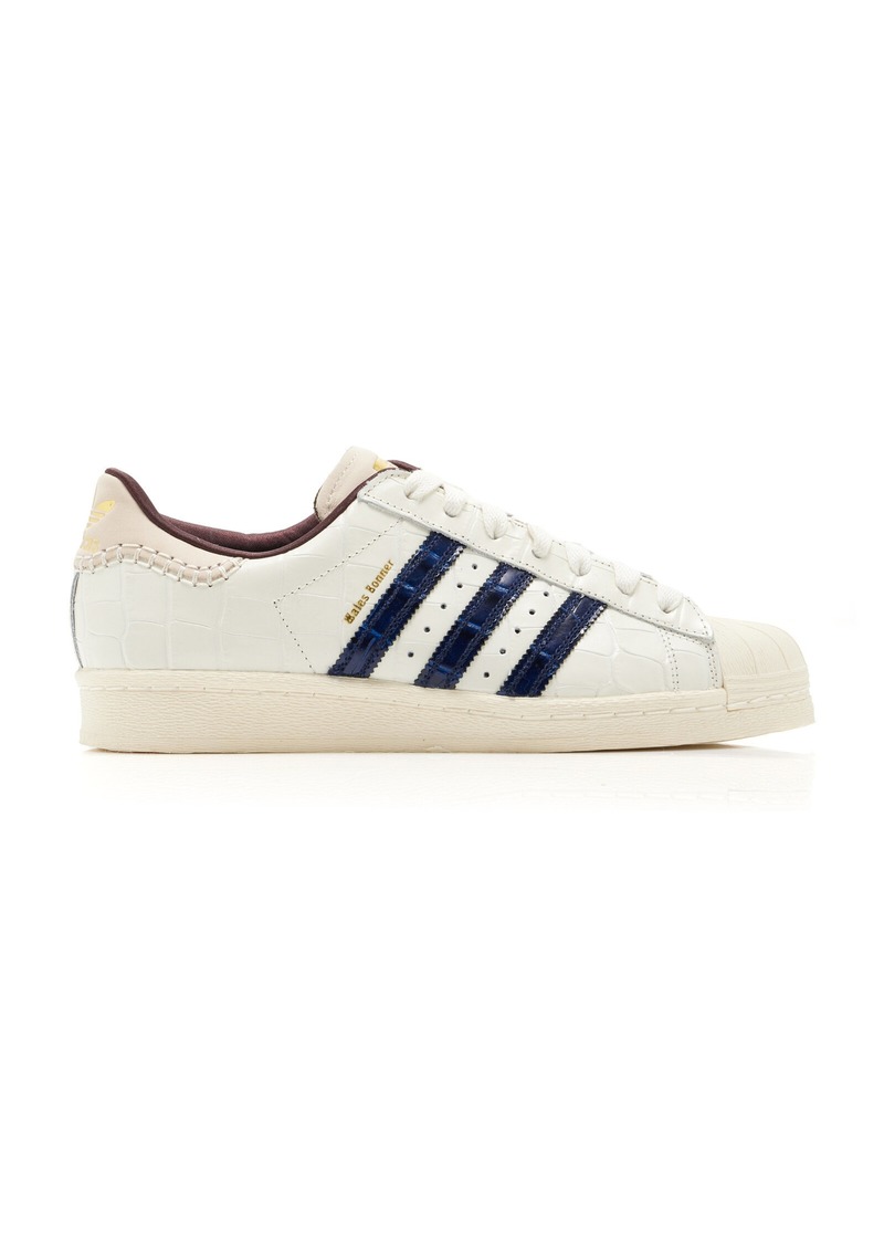 Adidas x Wales Bonner - Superstar Leather Sneakers - White - UK 5.5 - Moda Operandi