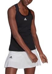 adidas Y-Strap Tennis Tank in Black/White at Nordstrom