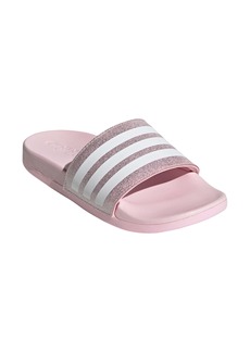 adidas Kids' Adilette Comfort Sport Slide in Pink/White at Nordstrom