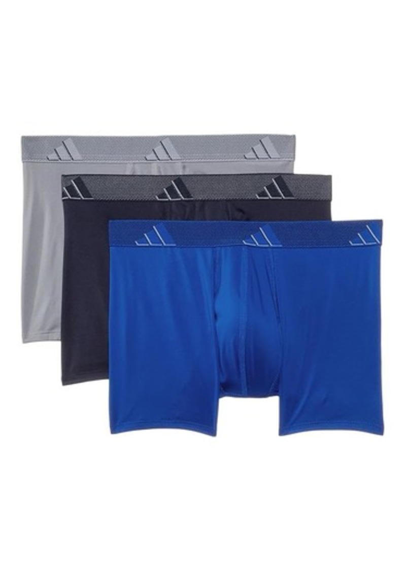 Adidas Athletic Fit Microfiber Trunk Underwear 3-Pack