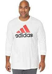 Adidas Big & Tall Big Logo Single Jersey Long Sleeve Tee