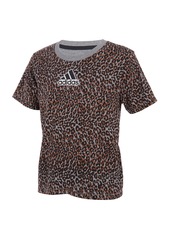 Adidas Big Girls All Over Print Crossover T-shirts