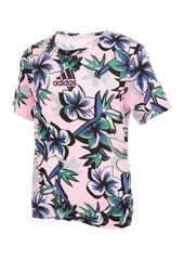 Adidas Big Girls All Over Print Crossover T-shirts
