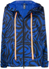 Adidas by Stella McCartney abstract-print bomber jacket