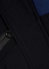 Adidas by Stella McCartney - Appliquéd shell hooded jacket - Black - XXS