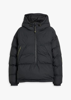 Adidas by Stella McCartney - Convertible quilted shell hooded jacket - Black - M