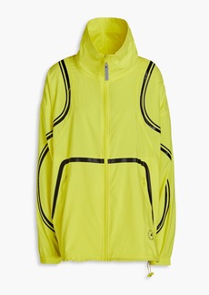 Adidas by Stella McCartney - Neon mesh-paneled shell jacket - Yellow - XS