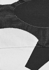 Adidas by Stella McCartney - Printed stretch-jersey sports bra - Black - XS