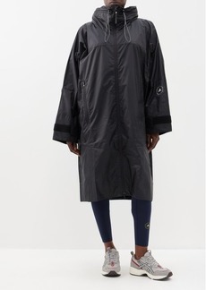 Adidas By Stella Mccartney - Recycled-ripstop Long Parka Jacket - Womens - Black