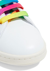 Adidas by Stella McCartney - Stan Smith perforated leather sneakers - White - UK 3.5