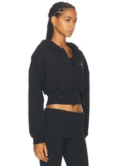 adidas by Stella McCartney Cropped Zipped Hoodie