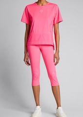 adidas by Stella McCartney High-Rise Cropped Leggings with Pocket