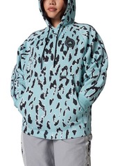 adidas by Stella McCartney Leopard Print Organic Cotton & Recycled Polyester Hoodie