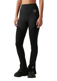 adidas by Stella McCartney Truestrength Flat Knit Yoga Pants in Black at Nordstrom