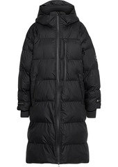 Adidas By Stella Mccartney Woman Quilted Shell Hooded Parka Black