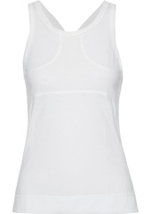 Adidas By Stella Mccartney Woman Racer Jersey Tank Off-white