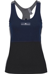 Adidas By Stella Mccartney Woman Yoga Comfort Color-block Scuba Tank Black