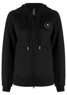 Adidas by Stella McCartney logo-print zip-up hoodie