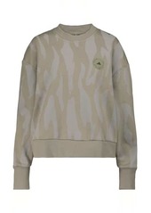 Adidas by Stella McCartney Printed cotton-blend sweatshirt
