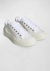 Adidas by Stella McCartney Solid Canvas Court Sneakers