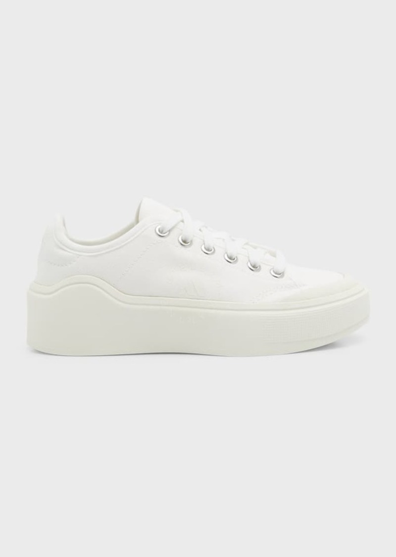 Adidas by Stella McCartney Solid Canvas Court Sneakers