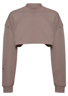 Adidas by Stella McCartney Sportswear Open-back Crop Sweatshirt