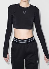 Adidas by Stella McCartney TrueStrength cut-out training crop top