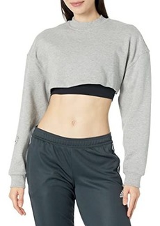 Adidas by Stella McCartney TrueCasuals Cropped Sportswear Sweatshirt HR9173