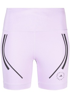 Adidas by Stella McCartney TruePace stripe-detail cycling shorts