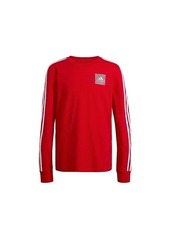 Adidas Classic 3-Stripes Long Sleeve Tee (Big Kids)