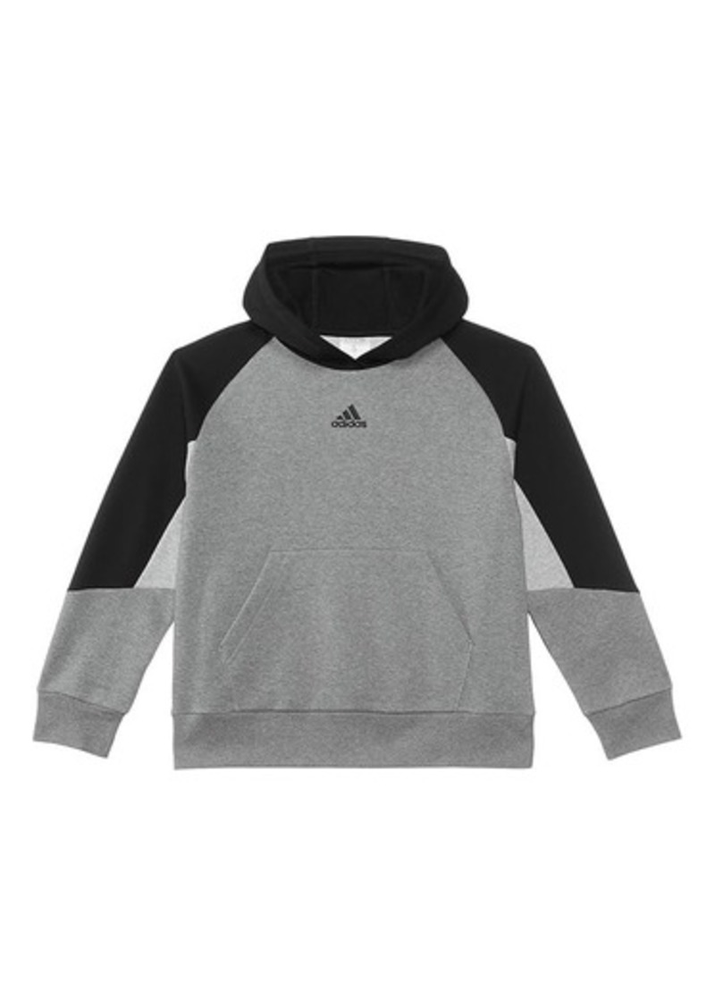 Adidas Colorblock Hooded Pullover (Big Kids)