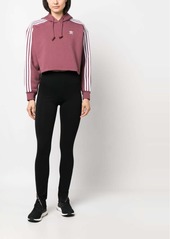 Adidas cropped drawstring hoodie