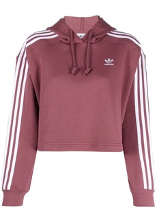 Adidas cropped drawstring hoodie