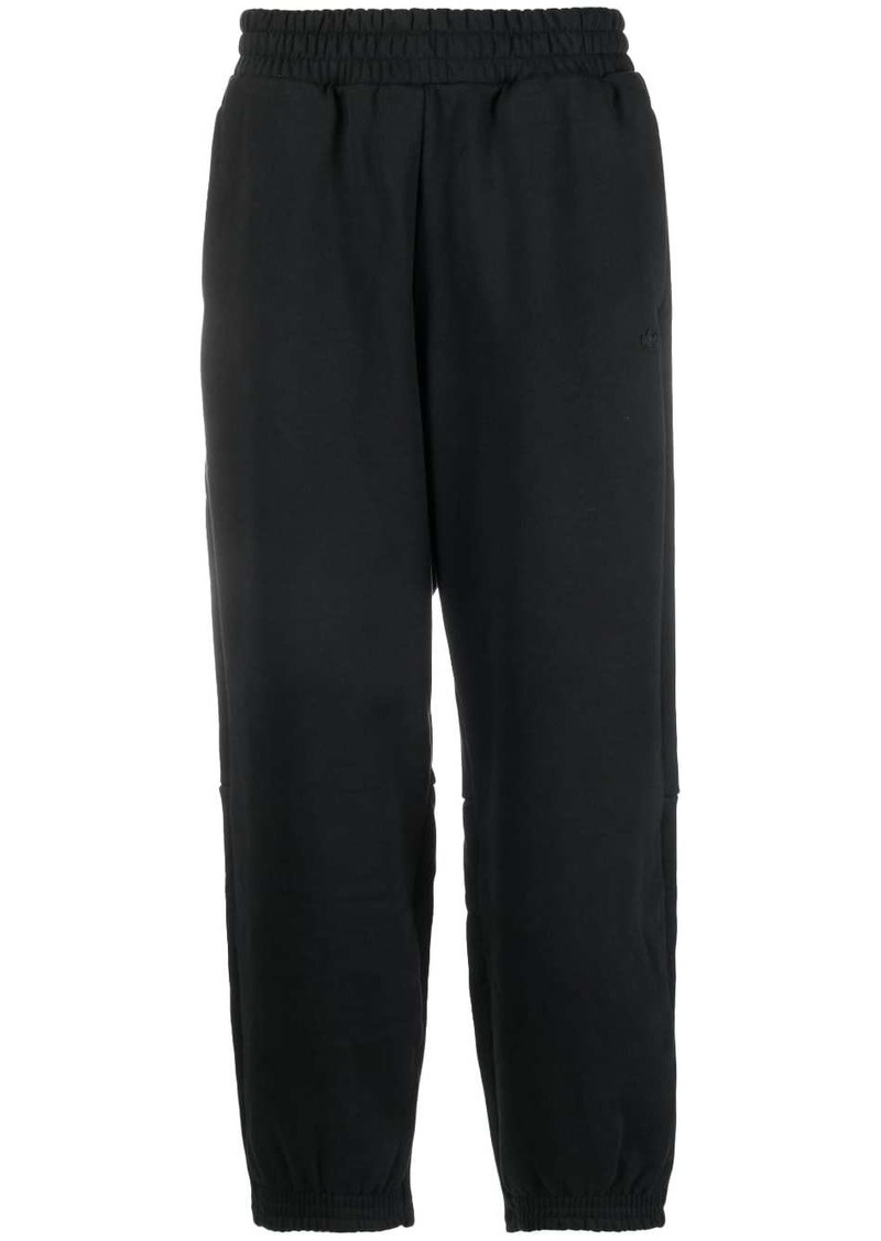 Adidas cropped loose-fit track pants