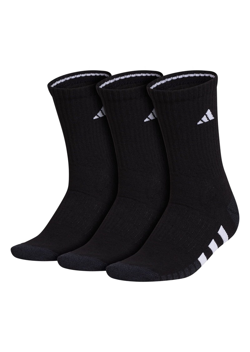 adidas Women's Cushioned Crew Socks (3-Pair)