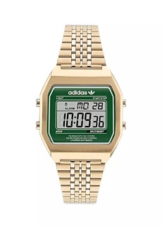 Adidas Digital 2 Collection Stainless Steel Bracelet Watch