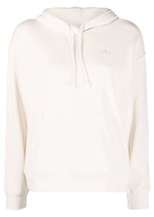 Adidas embroidered-logo drawstring hoodie