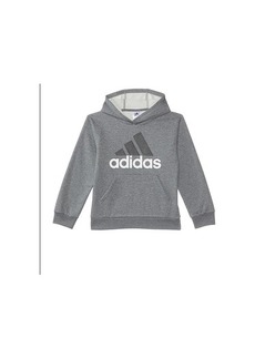 Adidas Essential Heather Fleece Hooded Pullover (Big Kids)