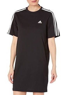 Adidas Essentials 3-Stripes Single Jersey Boyfriend T-Shirt Dress