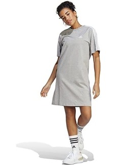 Adidas Essentials 3-Stripes Single Jersey Boyfriend T-Shirt Dress