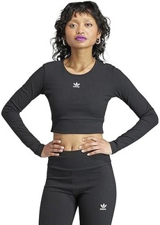 Adidas Essentials Rib Long Sleeve T-Shirt