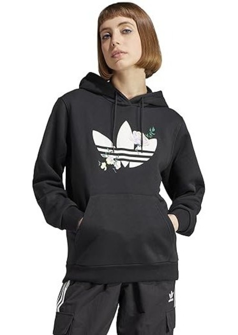 Adidas Flower Embroidery Hoodie