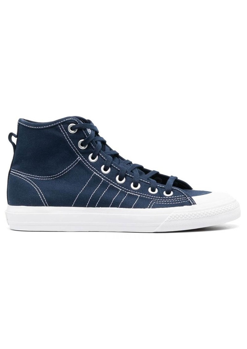 Adidas lace-up high-top sneakers