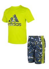 Adidas Little Boy's Action Camo T-Shirt & Shorts Set